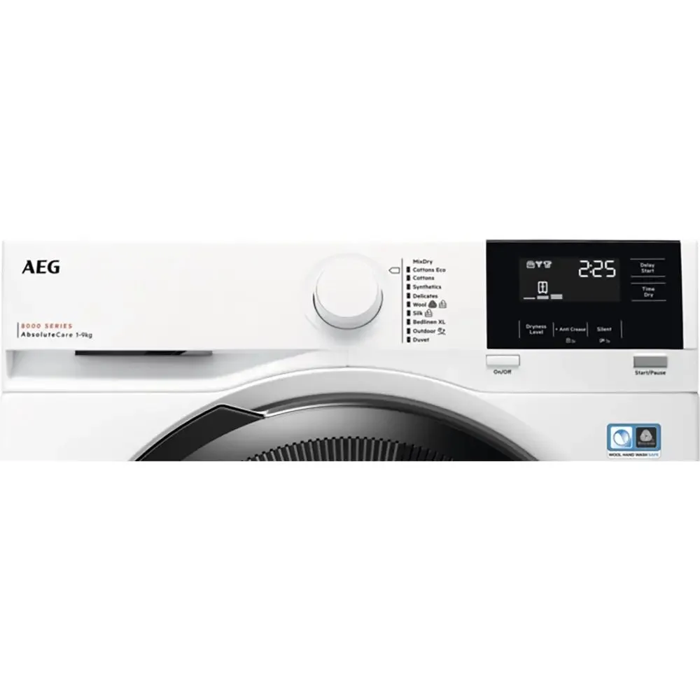 AEG TR819P4B Freestanding Condenser Heat Pump Tumble Dryer - White