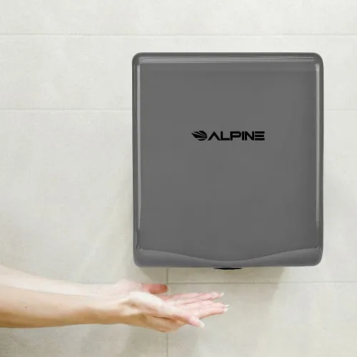 ALPINE® 405-10-GRY WILLOW™ ADA Compliant Gray Stainless Steel High-Speed Hand Dryer