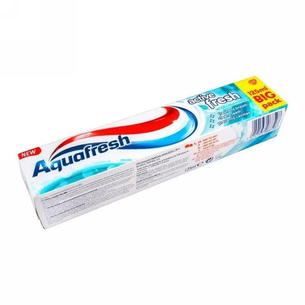 AQUAFRESH ACTIVE FRESH MENTHOL T/P 125ML