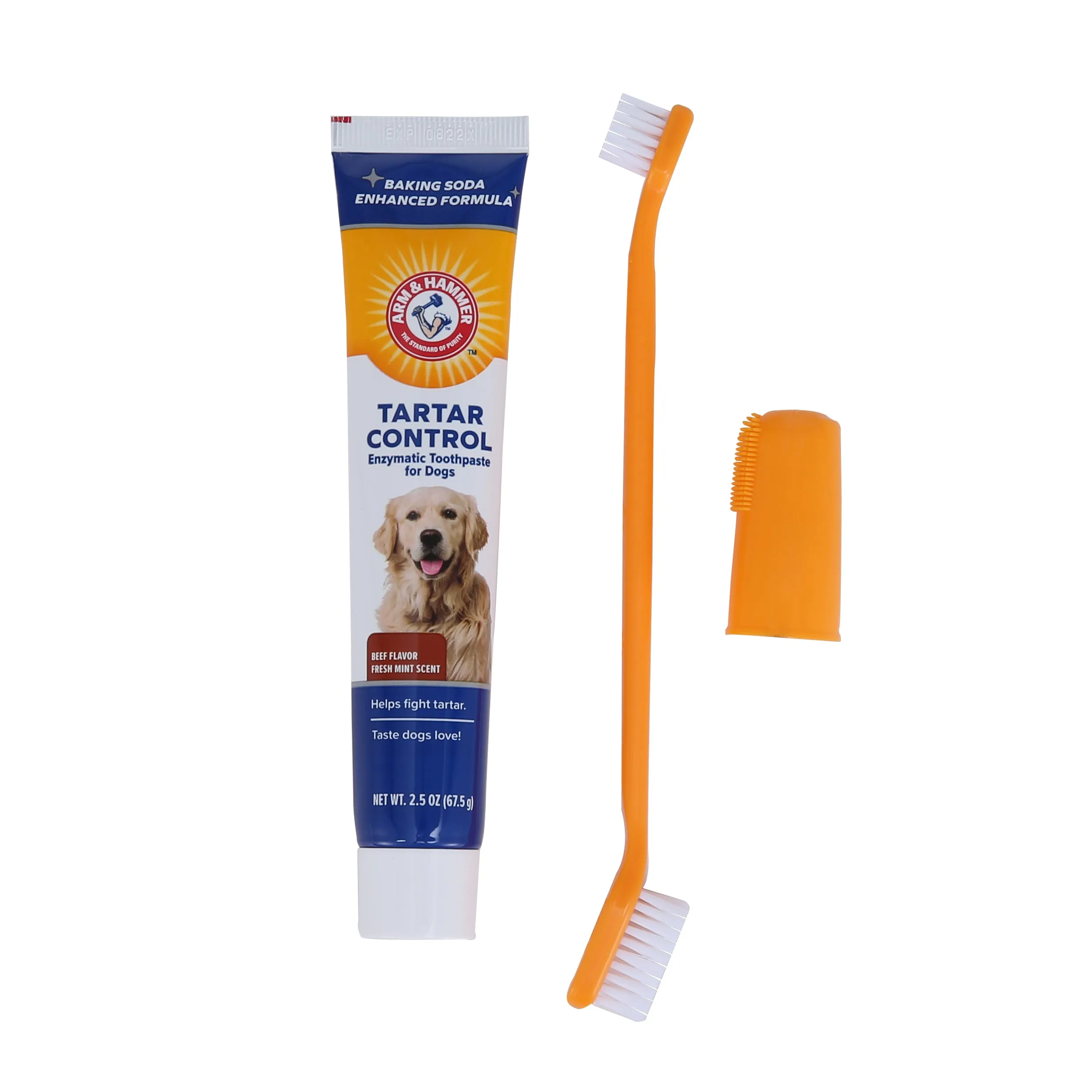 Arm and Hammer Tartar Control Dental Kit for Dogs Beef