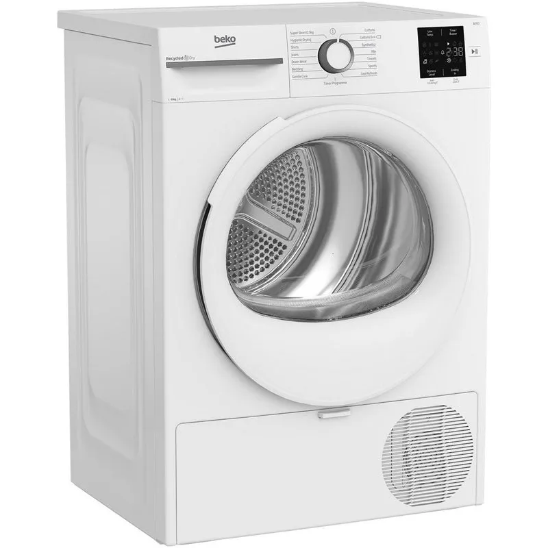 Beko BMN3T3823W 8kg Heat Pump Tumble Dryer White