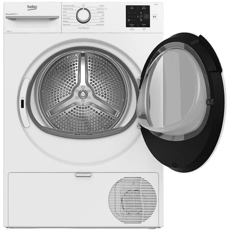 Beko BMN3T3823W 8kg Heat Pump Tumble Dryer White