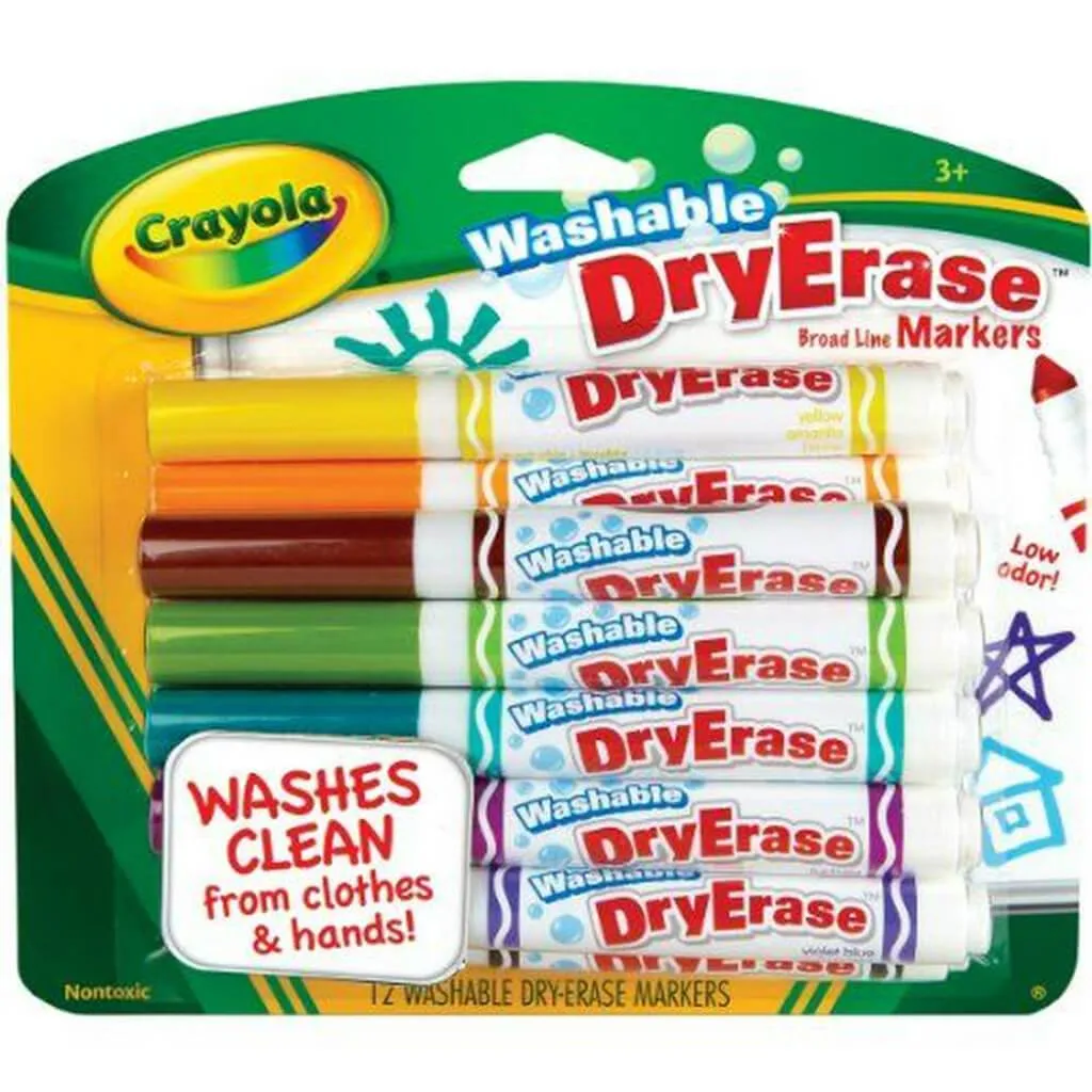 Crayola Washable Dry Erase Markers 12ct