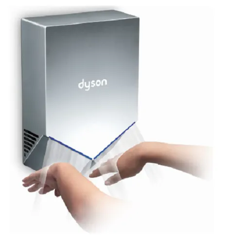 DYSON® Airblade™ AB12 V Series Hand Dryer in Sprayed Nickel **DISCONTINUED** No Longer Available; Replaced by the DYSON HU02 V (SKU# 307174-01 / 307172-01)