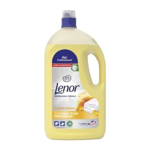 DZ454 Lenor Professional Fabric Conditioner Summer Breeze 4Ltr (Pack of 3)