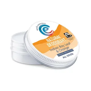 Earth Conscious Natural Deodorant Tin - Indian Bay Leaf & Orange (Strong Protection)