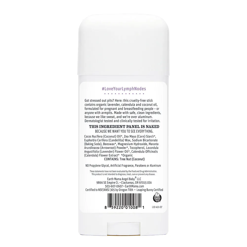 Earth Mama Organic Calming Lavender Deodorant 75g (2.65 oz)