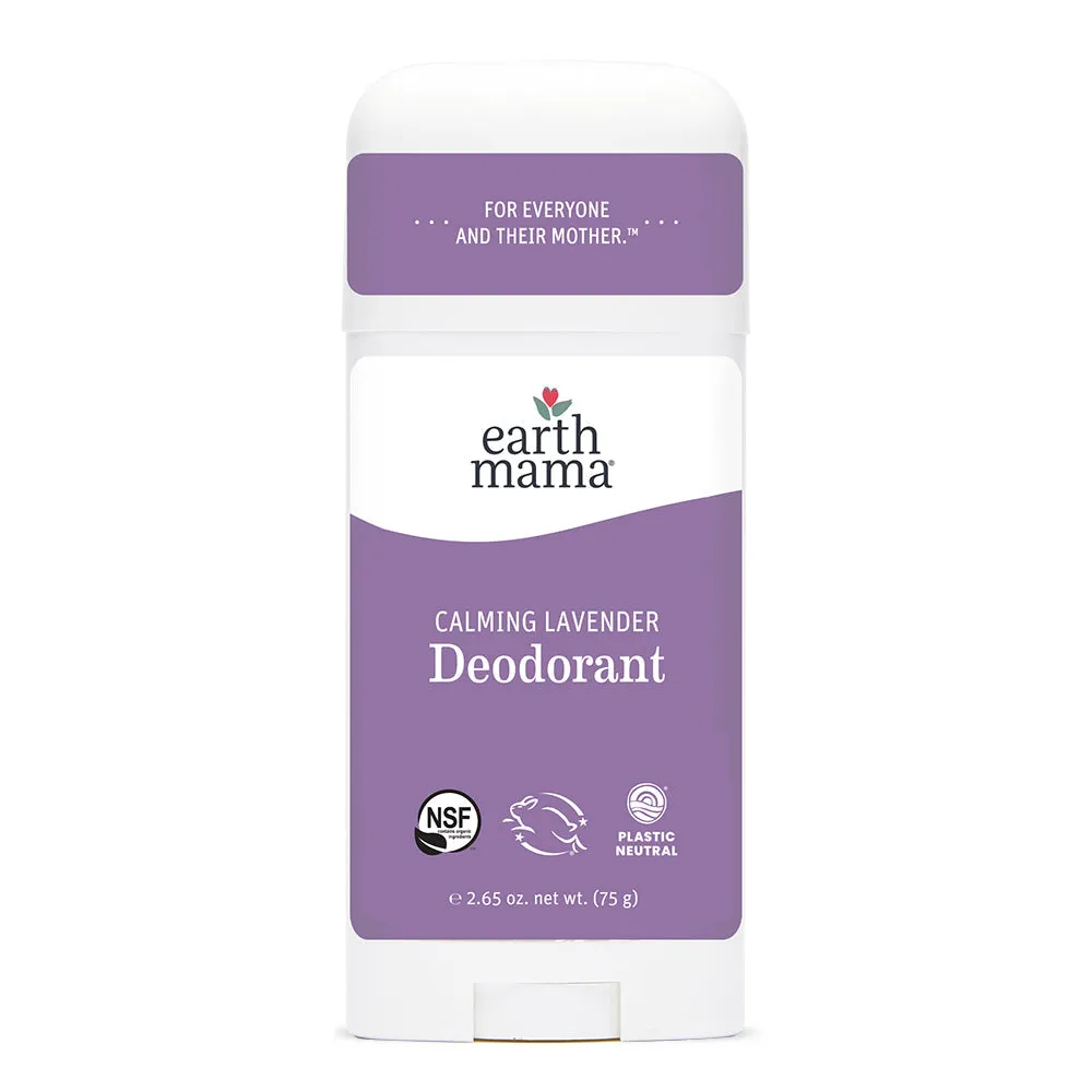 Earth Mama Organic Calming Lavender Deodorant 75g (2.65 oz)