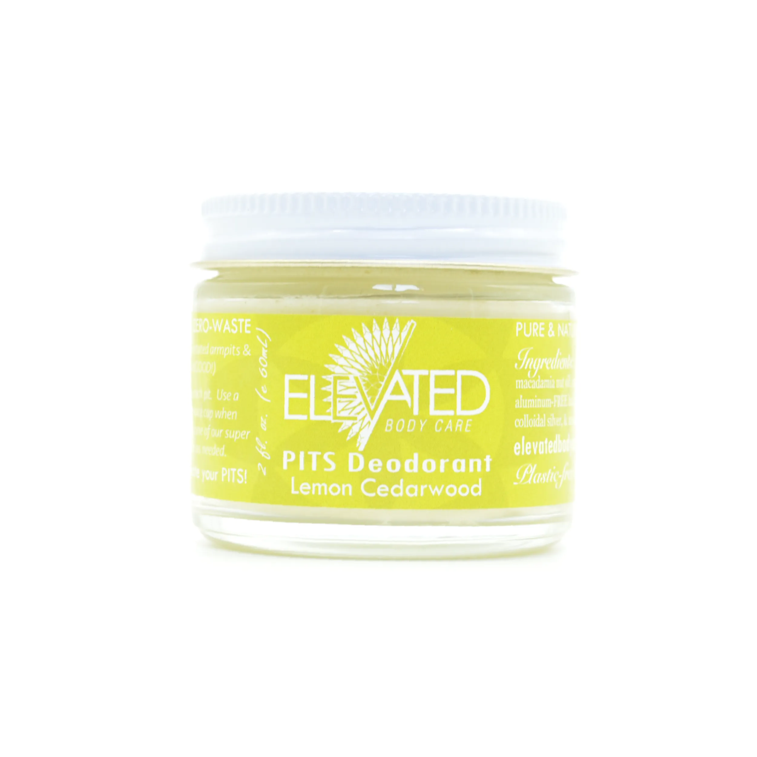 ELEVATED - PITS! Natural Deodorant - 2oz