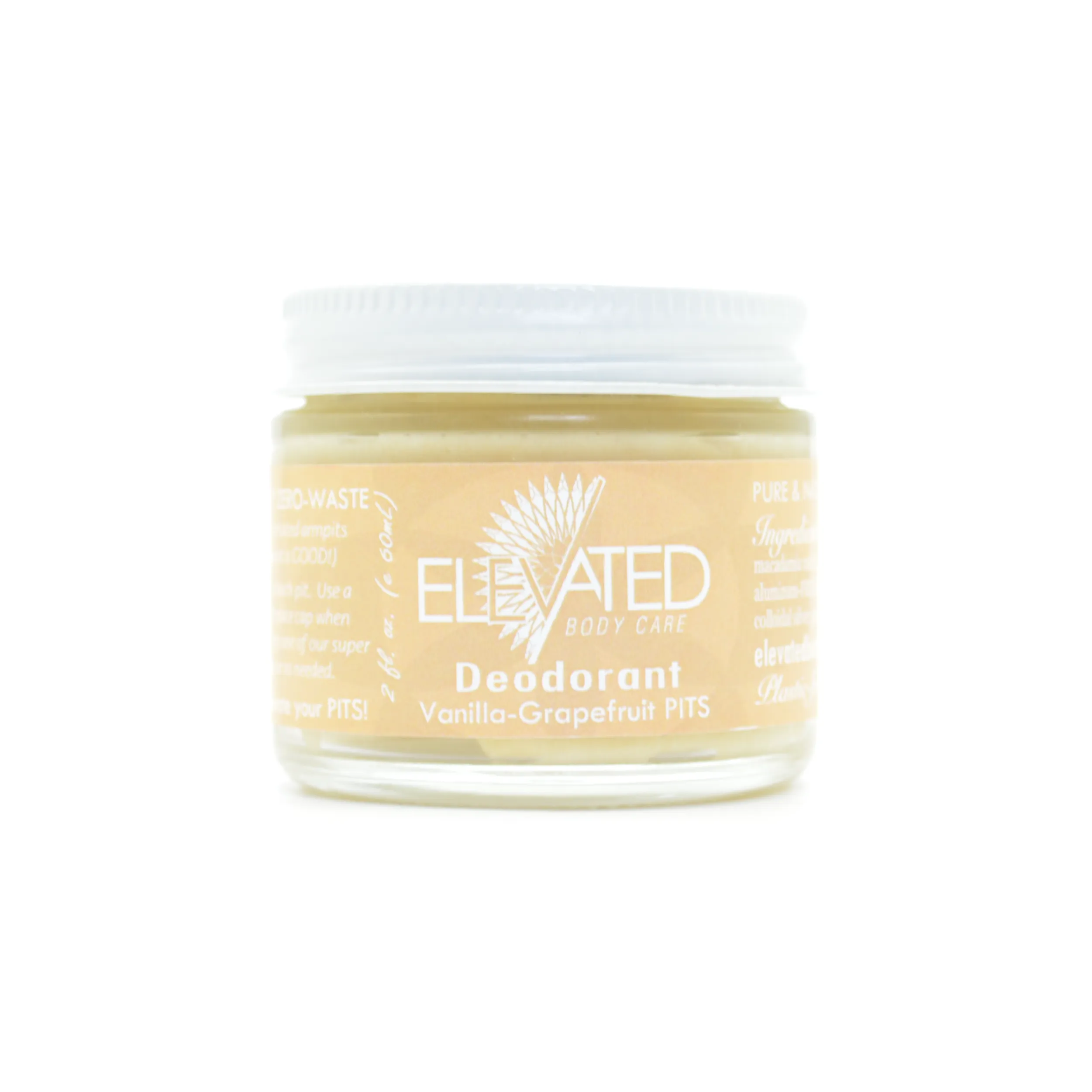 ELEVATED - PITS! Natural Deodorant - 2oz