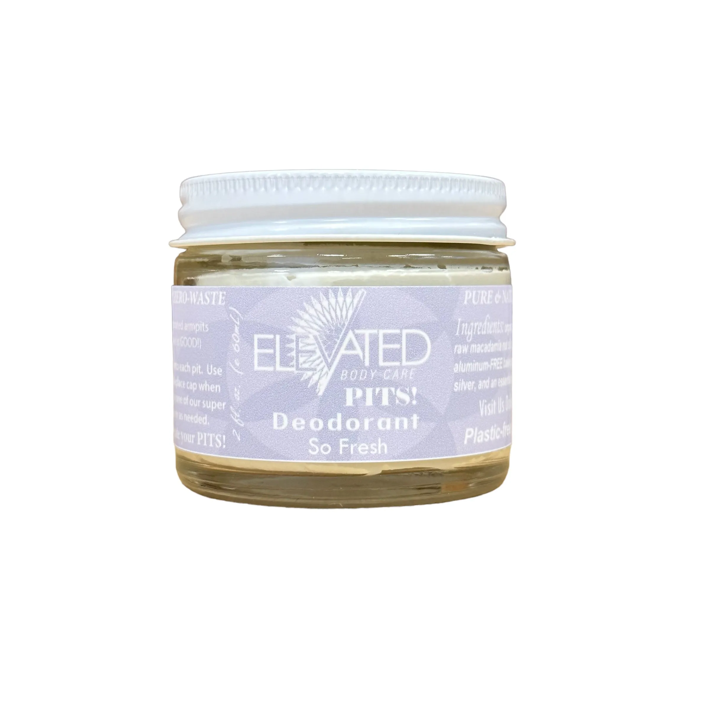 ELEVATED - PITS! Natural Deodorant - 2oz