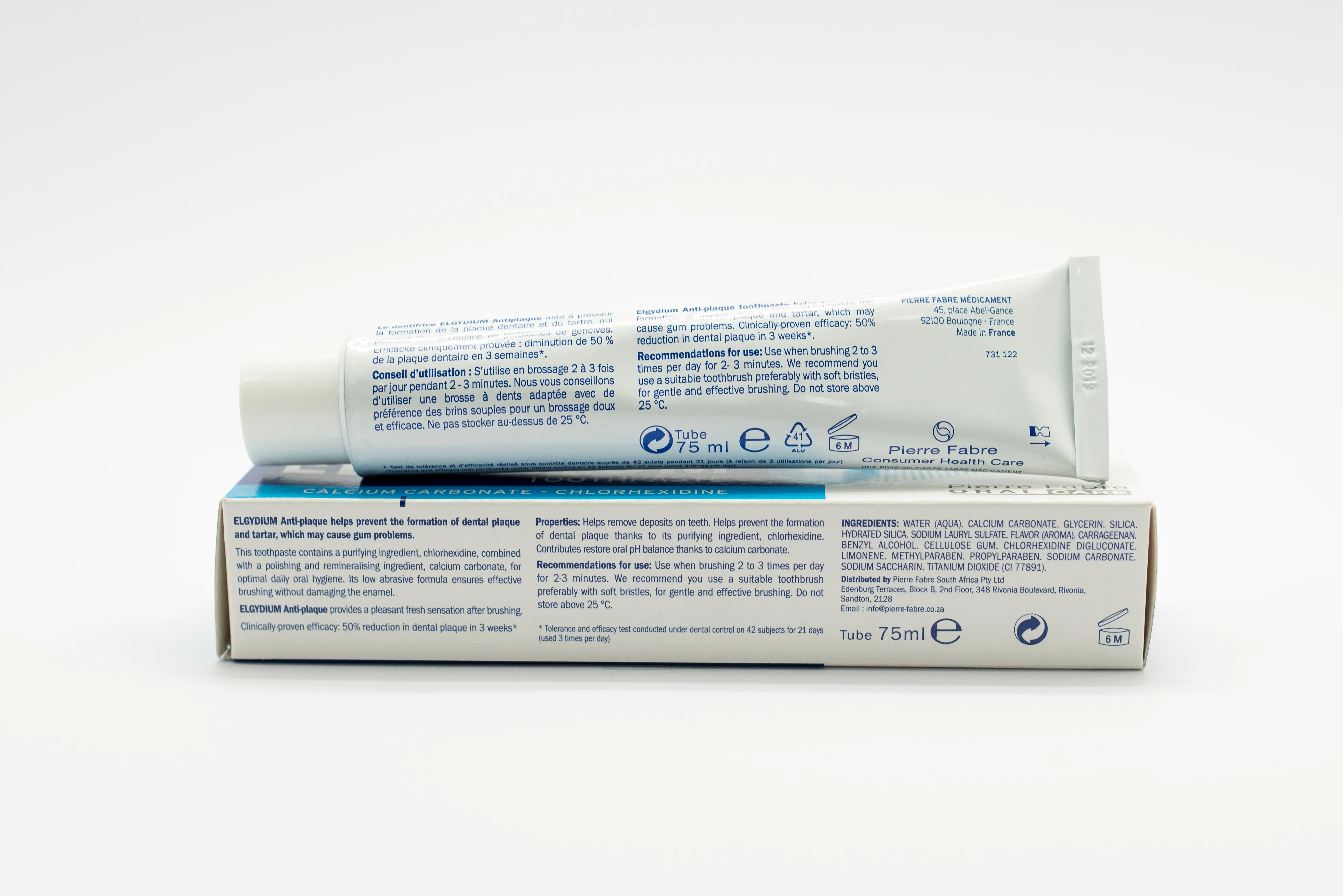 Elgydium Anti-Plaque Toothpaste 3.35oz/ 75ml