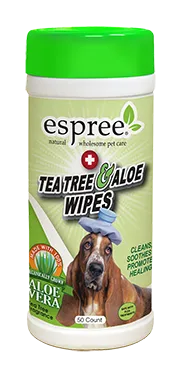 Espree Tea Tree & Aloe Wipes 50ct