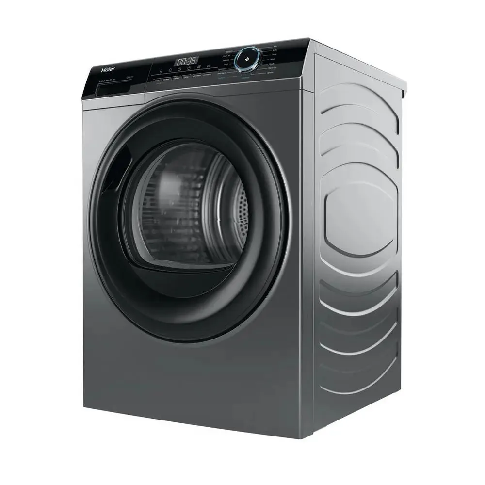 Haier HD80A2939R 8kg Heat Pump Tumble Dryer, Graphite