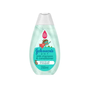 Johnson & Johnson 2 in 1 Kids Shampoo & Conditioner 200ml