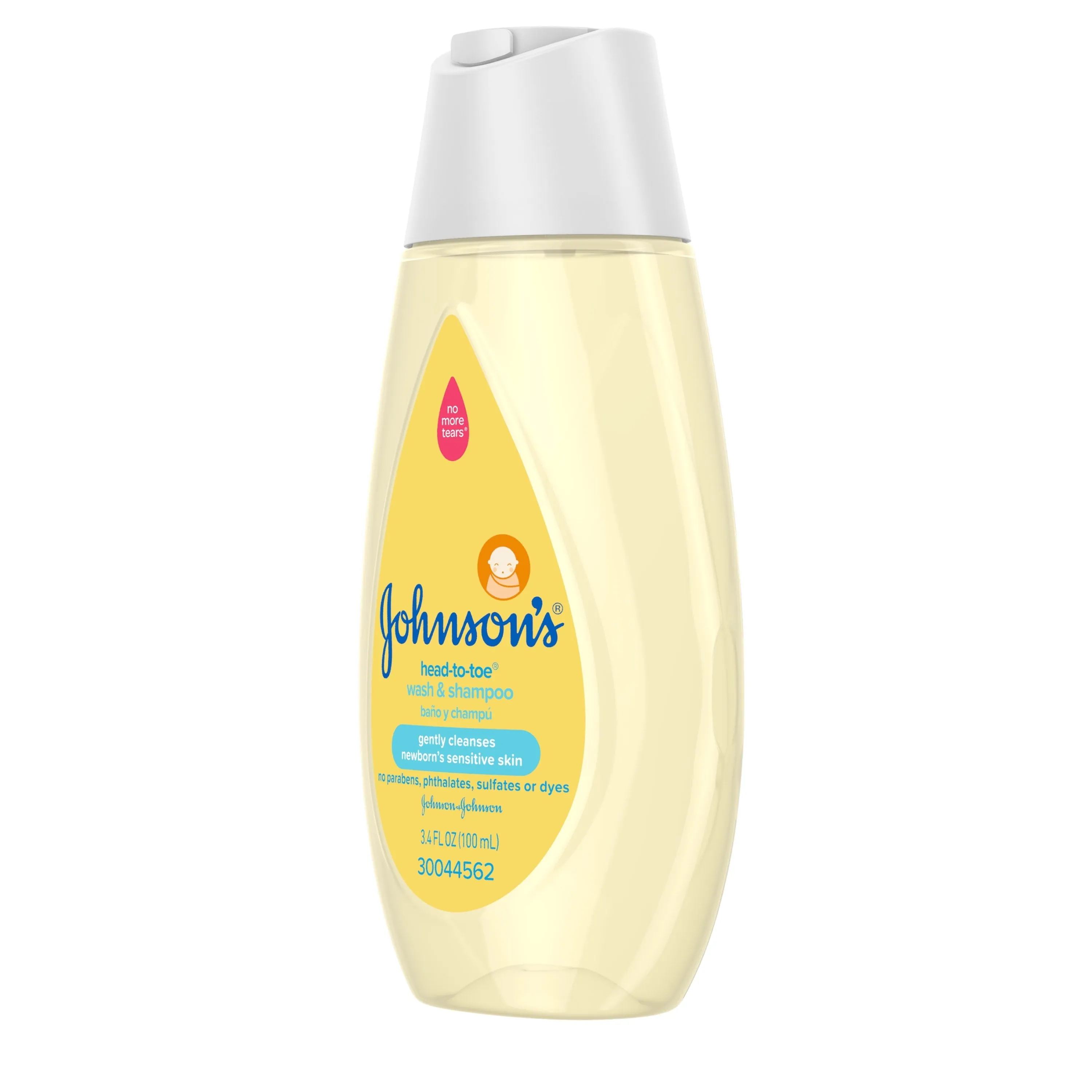 Johnson's Head-To-Toe Tearless Gentle Baby Wash & Shampoo, 3.4 fl. oz