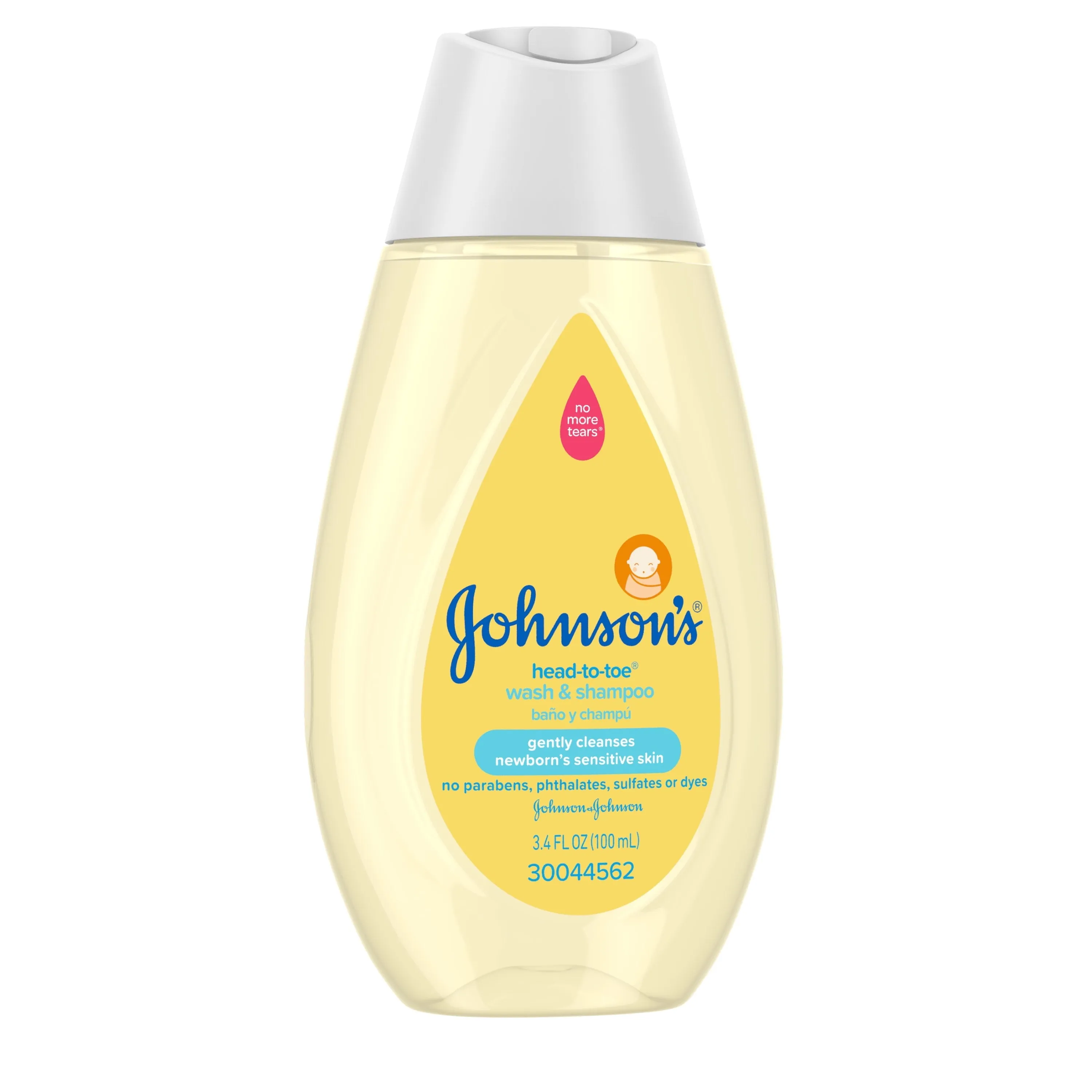 Johnson's Head-To-Toe Tearless Gentle Baby Wash & Shampoo, 3.4 fl. oz