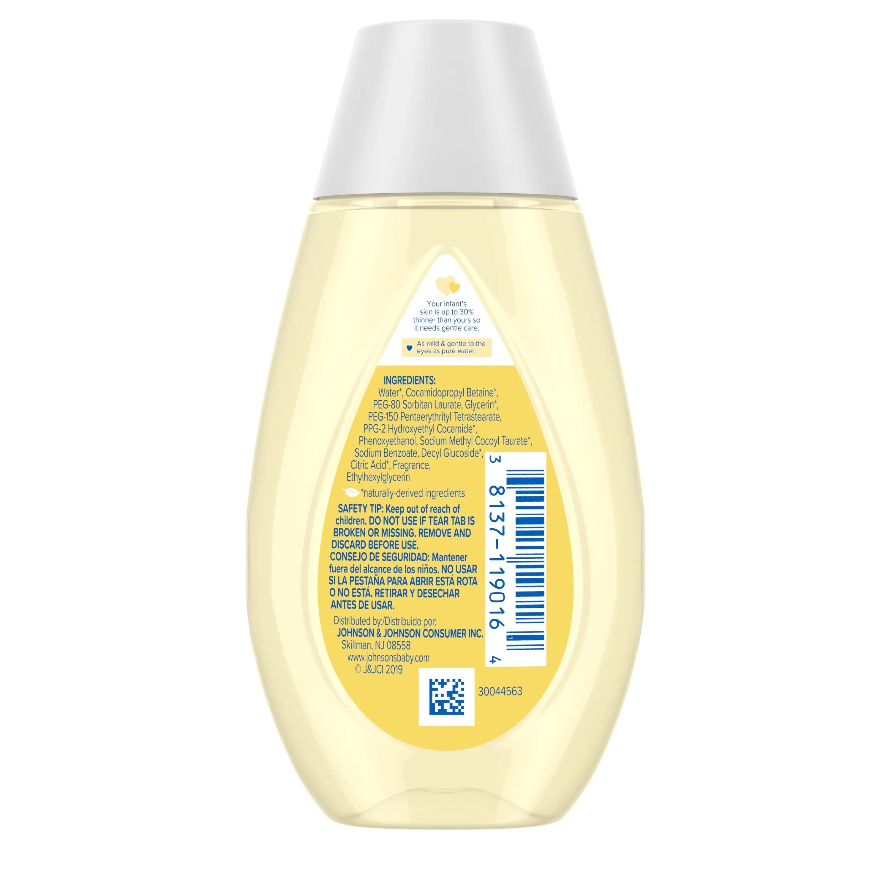 Johnson's Head-To-Toe Tearless Gentle Baby Wash & Shampoo, 3.4 fl. oz