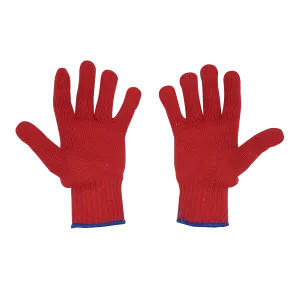 Joy Fish Red Nylon/polyester Gloves - Commercial grade