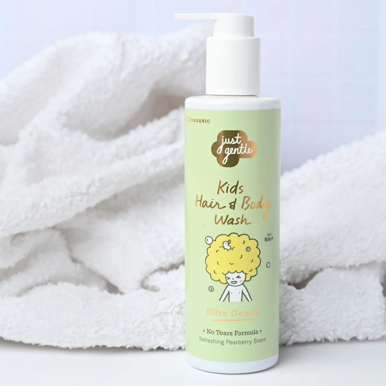 Just Gentle Kids Hair and Body Wash - 200ml - Ultra Gentle