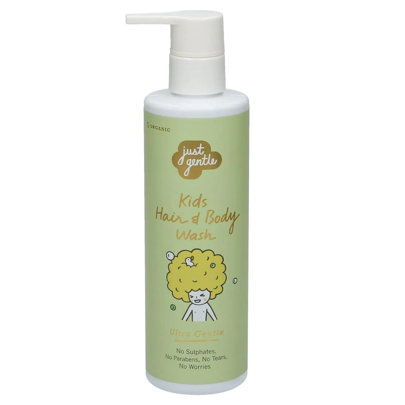 Just Gentle Kids Hair and Body Wash - 200ml - Ultra Gentle