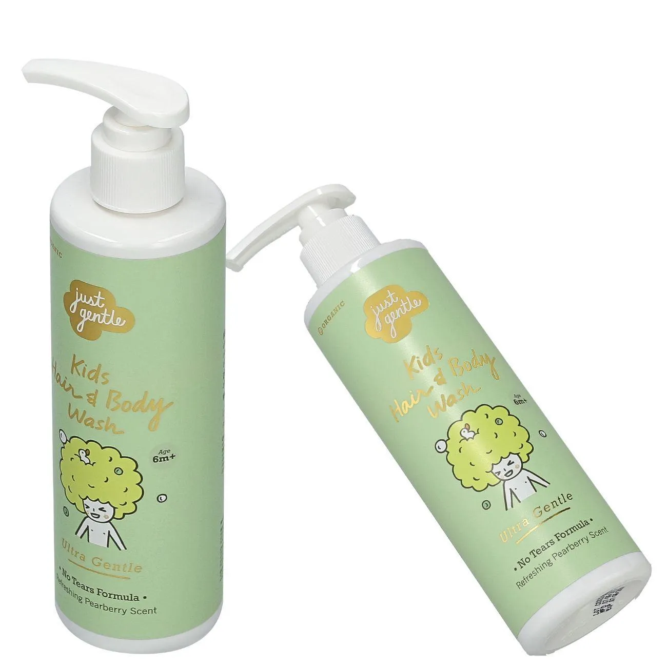 Just Gentle Kids Hair and Body Wash - 200ml - Ultra Gentle