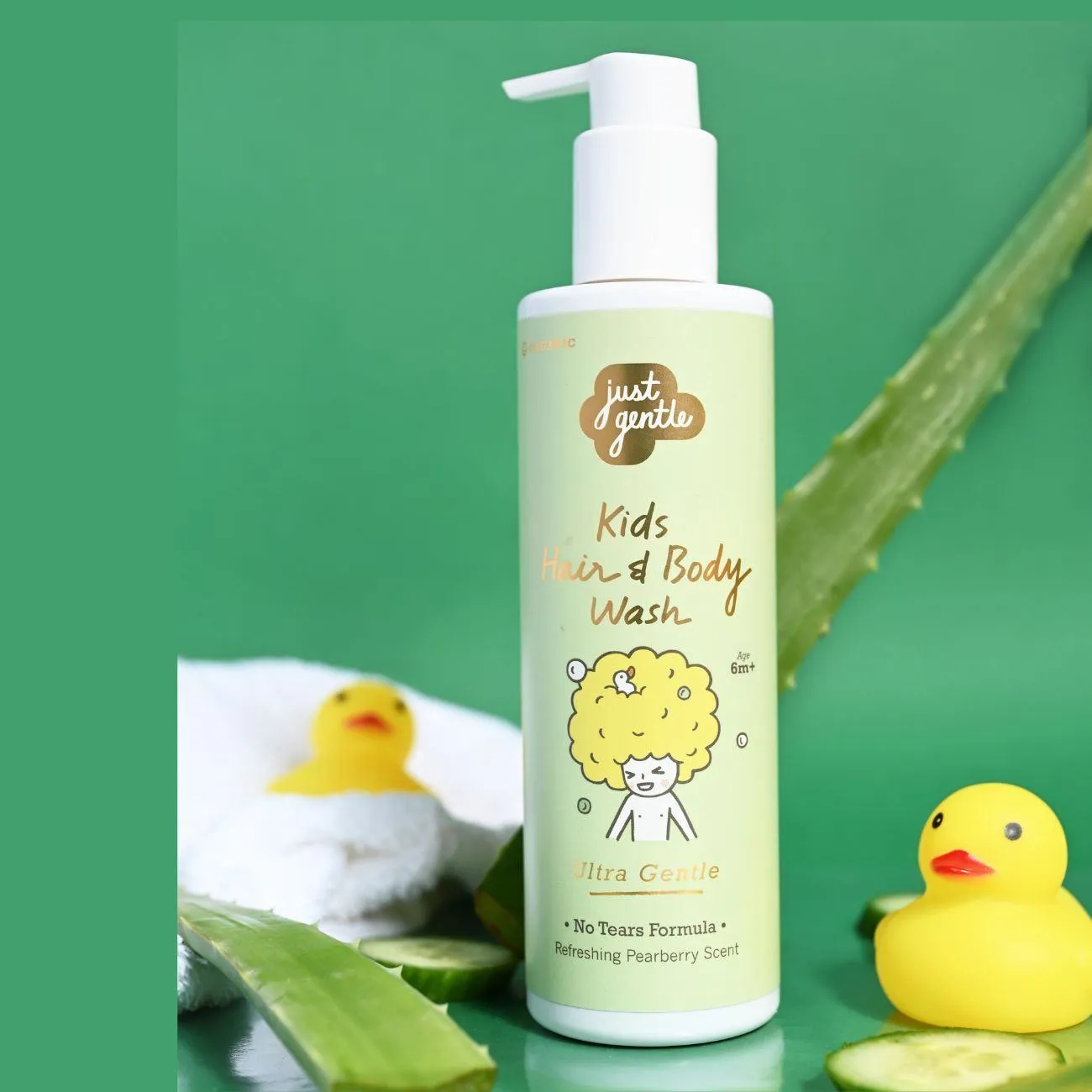 Just Gentle Kids Hair and Body Wash - 200ml - Ultra Gentle