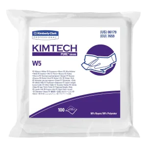 Kimberly-Clark 06179 KIMTECH W5 Dry Critical Wipes. PK/100 Sheets