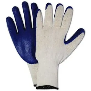 Latex Coated Gloves, Knit Palm, 3-Pk.