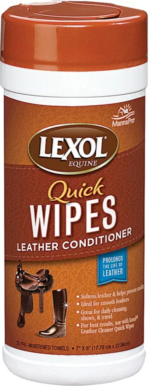 Lexol Leather Conditioner Quick Wipes