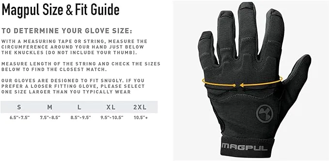 Magpul, Patrol Glove 2.0 Lightweight Tactical Leather Gloves