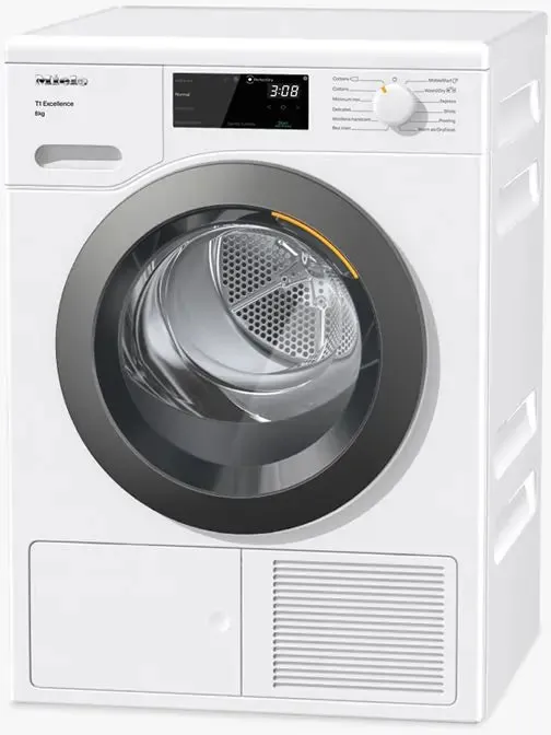 Miele TED265WP Freestanding Heat Pump Tumble Dryer, 8kg Load, White