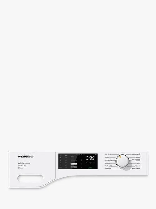 Miele WTD165 Freestanding Washer Dryer, 8kg/5kg Load, 1500rpm Spin, White