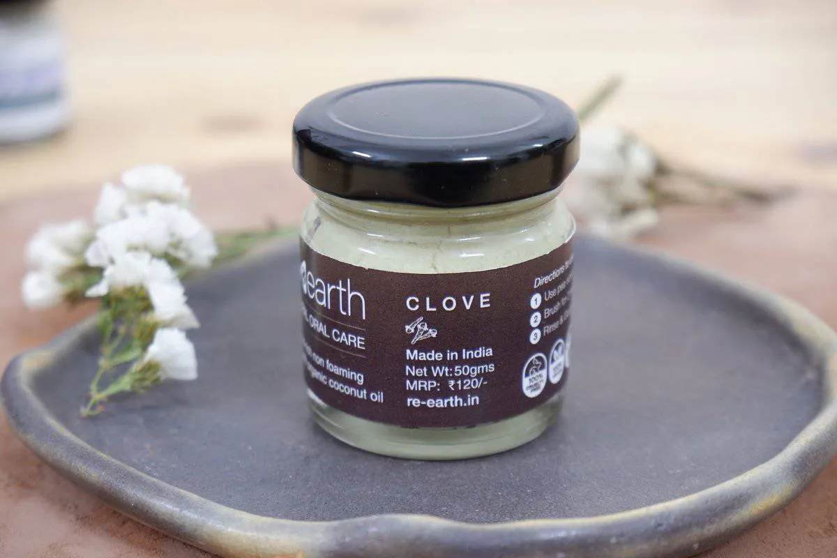 Mineral-Rich Clove Toothpaste