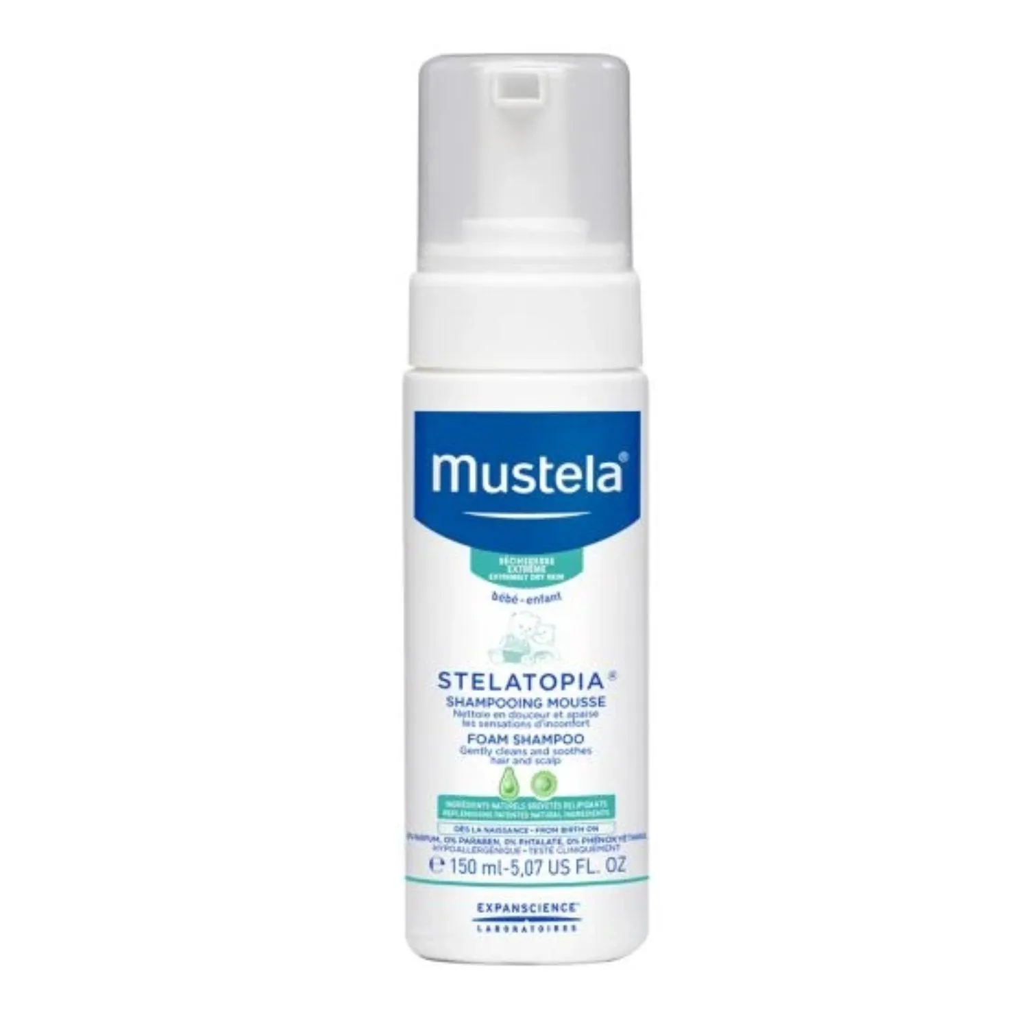 Mustela Stelatopia Foam Shampoo