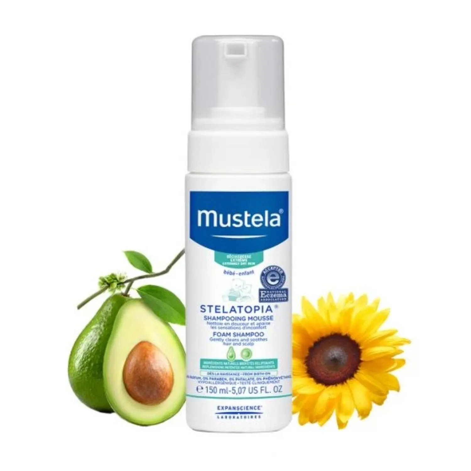 Mustela Stelatopia Foam Shampoo