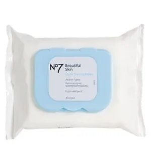 No.7 Beautiful Skin Quick Thinking Wipes x30