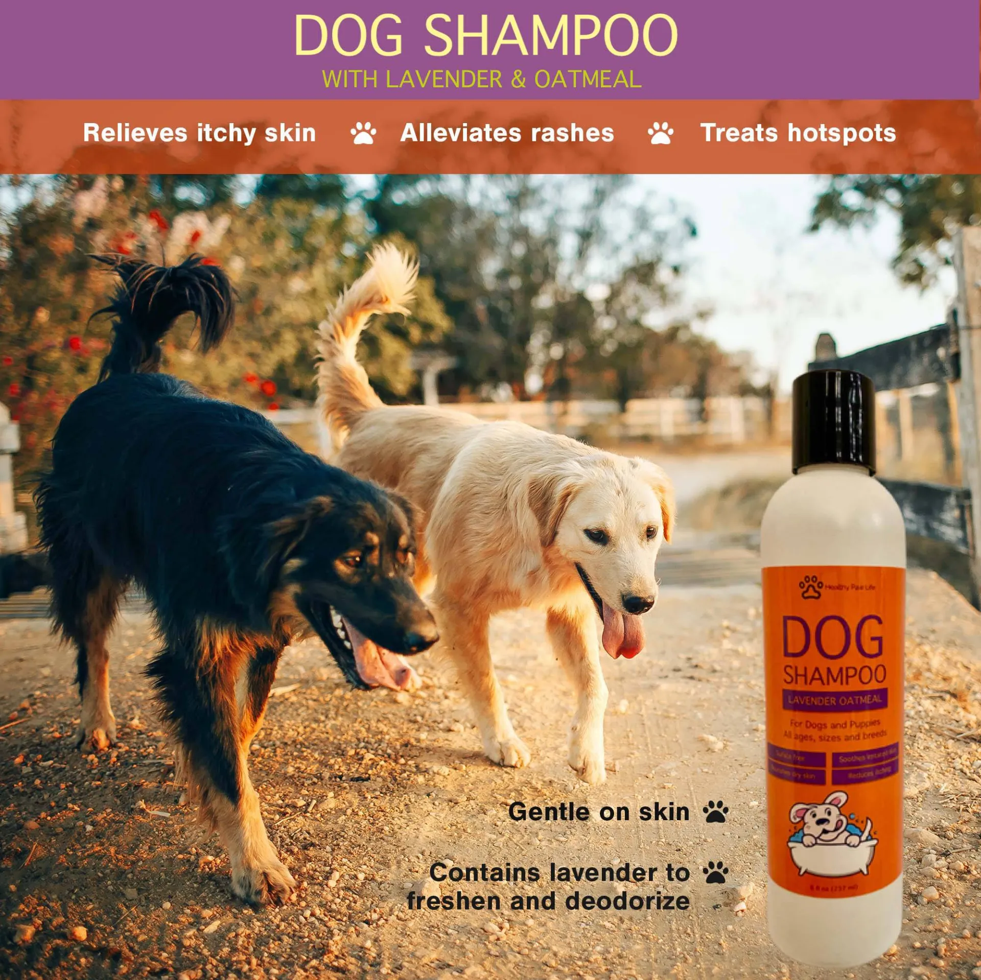 Oatmeal Lavender Pet Shampoo