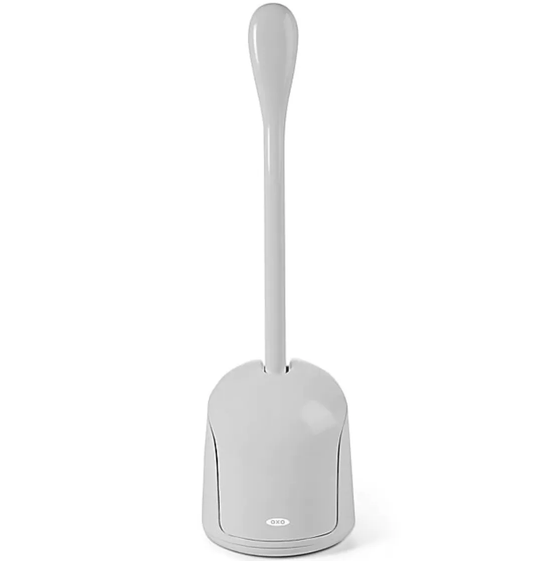 OXO Compact Toilet Brush & Canister – Gray