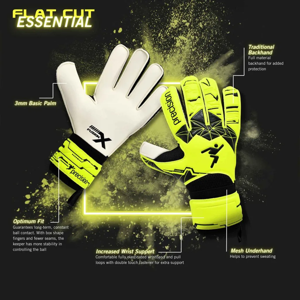 Precision Fusion X Flat Cut Essential GK Gloves