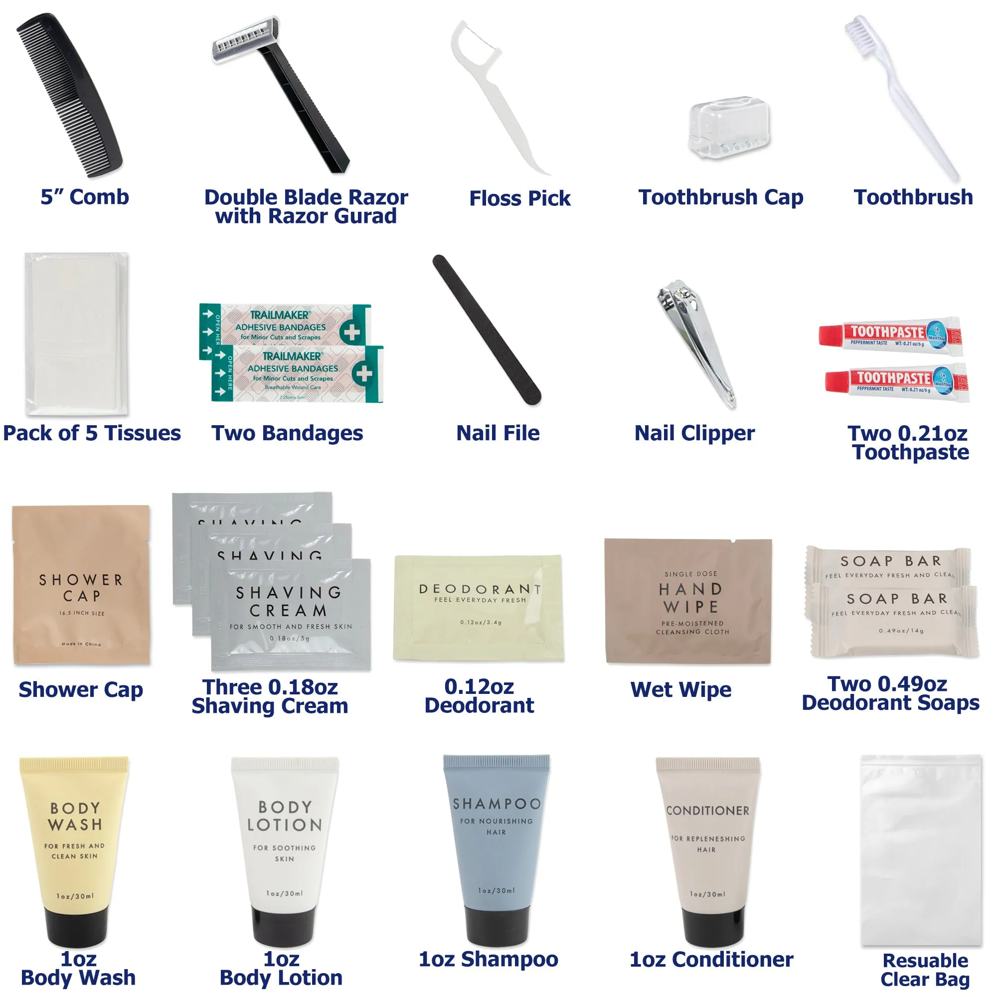 Premium 25 Piece Hygiene Kit