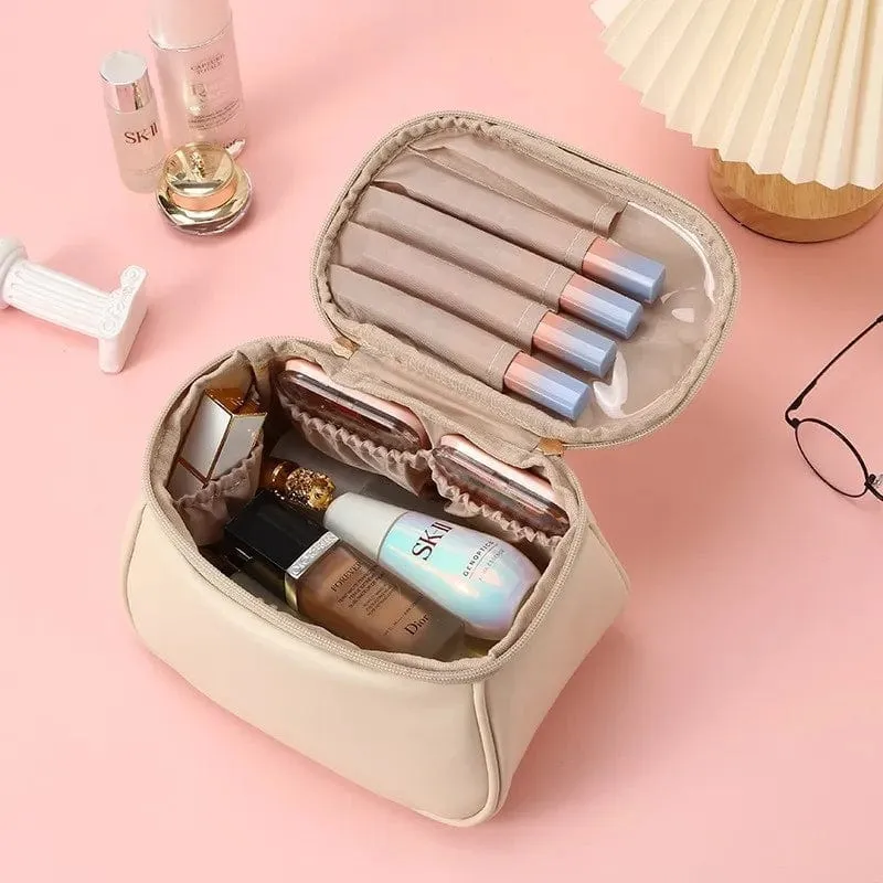 PU Leather Travel Makeup Bag