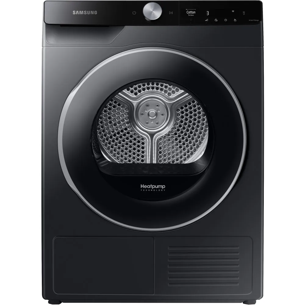 Samsung DV90T6240LB/S1 Heat Pump Tumble Dryer, 9kg, Black, A    Rated