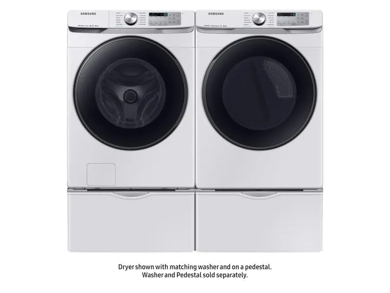 Samsung DVG50R8500W 7.5 cu. ft. Smart Gas Dryer with Steam Sanitize  in White