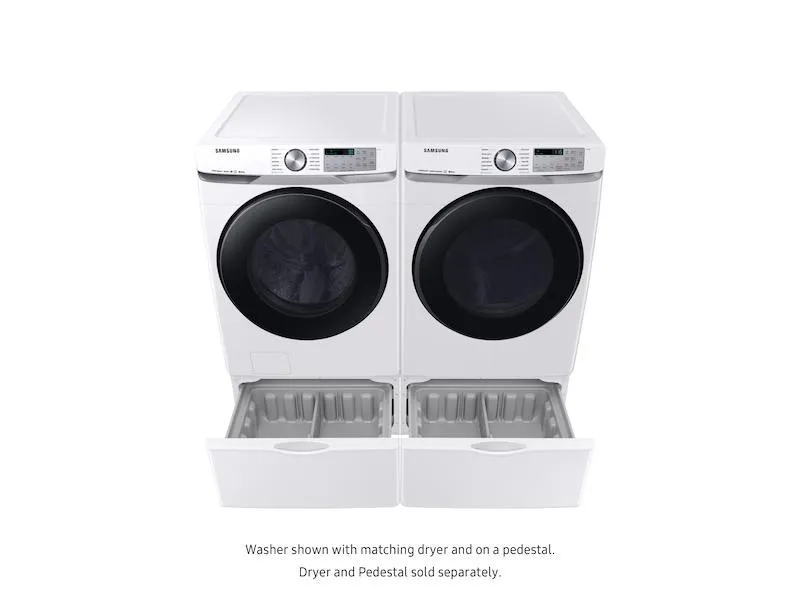 Samsung DVG50R8500W 7.5 cu. ft. Smart Gas Dryer with Steam Sanitize  in White