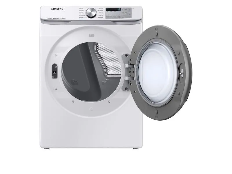 Samsung DVG50R8500W 7.5 cu. ft. Smart Gas Dryer with Steam Sanitize  in White