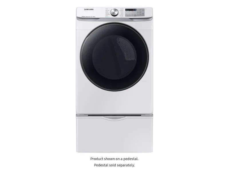 Samsung DVG50R8500W 7.5 cu. ft. Smart Gas Dryer with Steam Sanitize  in White