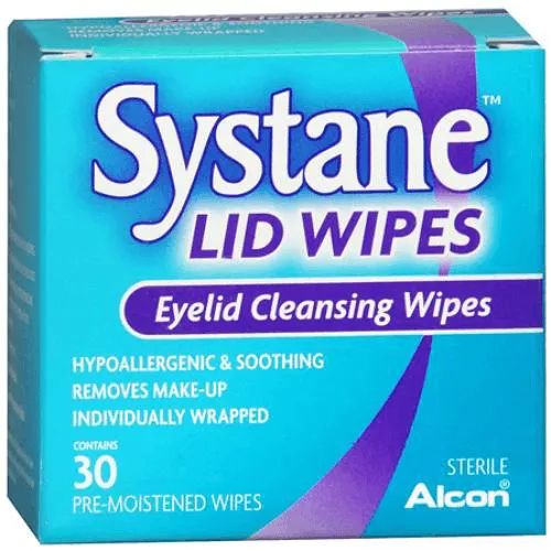 Systane Lid Wipes Eyelid Cleansing Wipes 30/Box