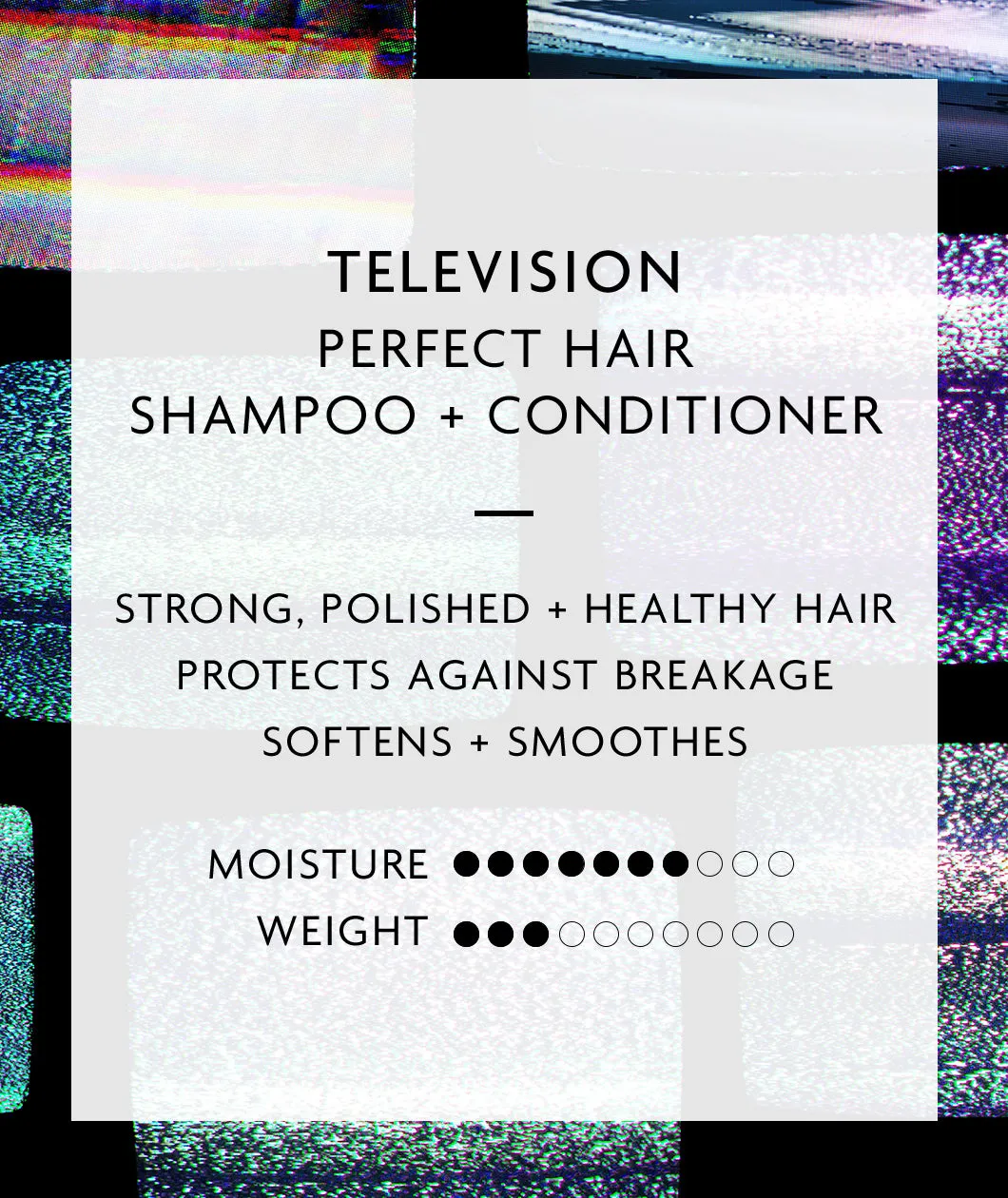 TELEVISION Perfect Hair Shampoo   Conditioner Liter Set