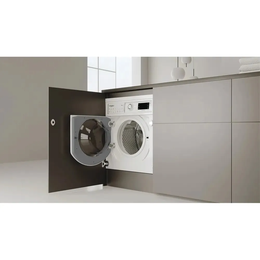 Whirlpool BIWDWG861485 8kg 1400 RPM Integrated Washer Dryer - White